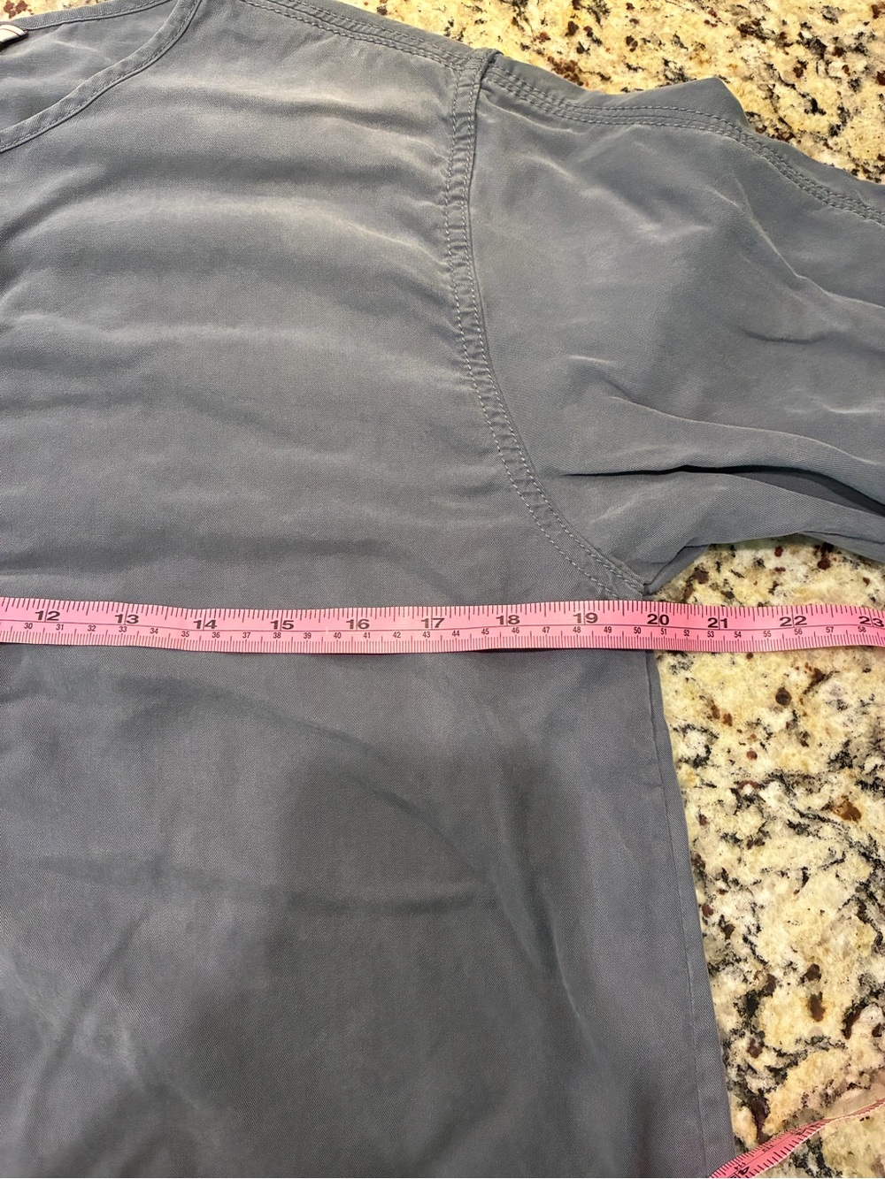 GAP Slate Blue Button-Front Tunic Dress 0012 - Picture 7 of 9